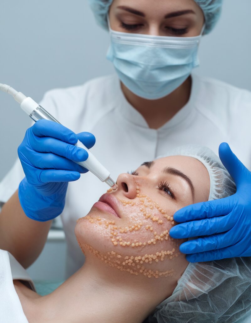 # O Poder dos Peptídeos Biomiméticos na Regeneração da Pele Os peptídeos biomiméticos representam um dos avanços mais promissores na dermatologia atual. Estas moléculas inteligentes são projetadas para "imitar" (daí o termo biomimético) processos naturais do corpo, estimulando a regeneração cutânea de forma mais eficaz e duradoura que muitos ingredientes tradicionais. Diferentemente de outros ativos, os peptídeos biomiméticos funcionam como mensageiros celulares, sinalizando às células da pele para aumentar a produção de colágeno, elastina e outros componentes essenciais da matriz extracelular. O resultado é uma melhora significativa na firmeza, elasticidade e textura da pele, com resultados que se intens