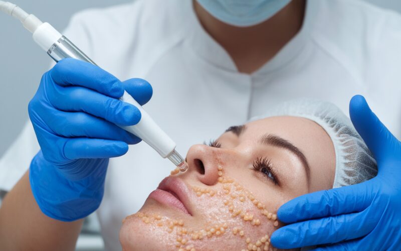 # O Poder dos Peptídeos Biomiméticos na Regeneração da Pele Os peptídeos biomiméticos representam um dos avanços mais promissores na dermatologia atual. Estas moléculas inteligentes são projetadas para "imitar" (daí o termo biomimético) processos naturais do corpo, estimulando a regeneração cutânea de forma mais eficaz e duradoura que muitos ingredientes tradicionais. Diferentemente de outros ativos, os peptídeos biomiméticos funcionam como mensageiros celulares, sinalizando às células da pele para aumentar a produção de colágeno, elastina e outros componentes essenciais da matriz extracelular. O resultado é uma melhora significativa na firmeza, elasticidade e textura da pele, com resultados que se intens