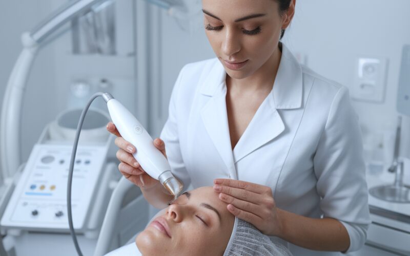 Dentre as tendências comprovadas em dermatologia para 2024-2025, destaca-se o uso crescente de peptídeos biomiméticos, vitaminas antioxidantes (C e E) e bioestimuladores de colágeno como Radiesse e Sculptra. Estes ativos têm demonstrado eficácia na estimulação da regeneração natural da pele, oferecendo resultados duradouros em tratamentos de rejuvenescimento, sendo recomendados tanto para uso diário quanto em procedimentos clínicos.